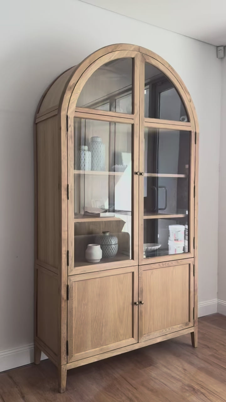 Arch Glass Display Cabinet