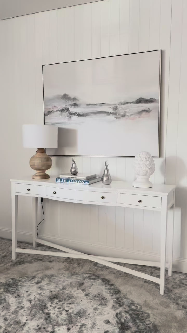 Asher Three Drawer Console Table