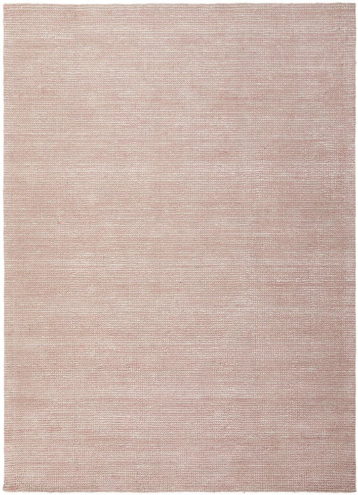 Rose Cotton Rayon Rectangle Rug