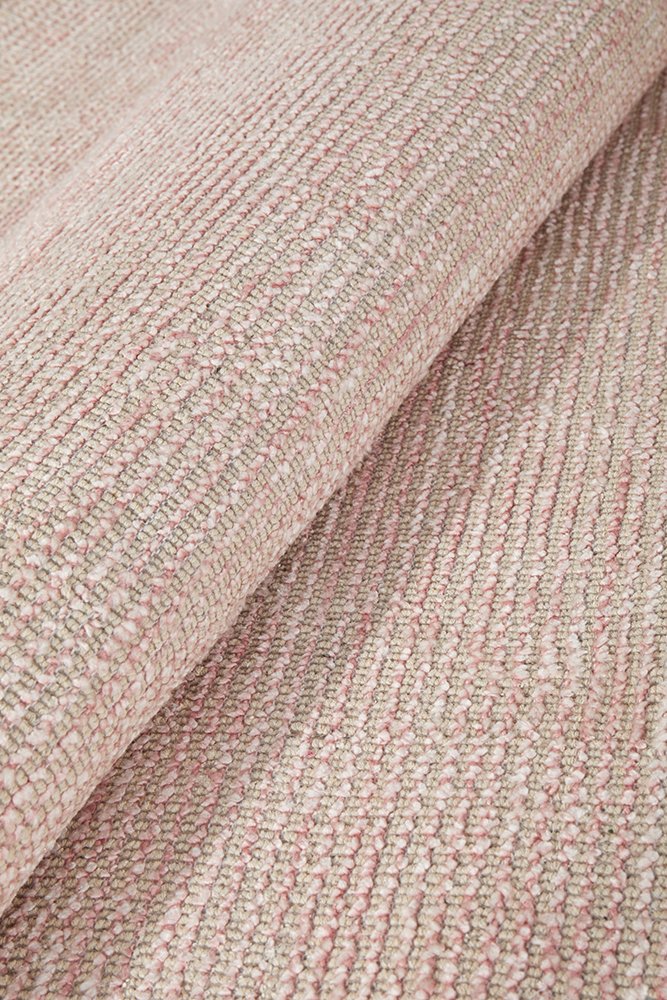 Rose Cotton Rayon Rectangle Rug