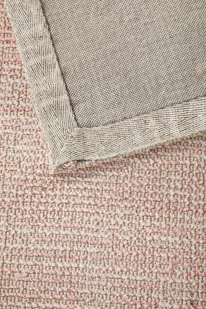 Rose Cotton Rayon Rectangle Rug