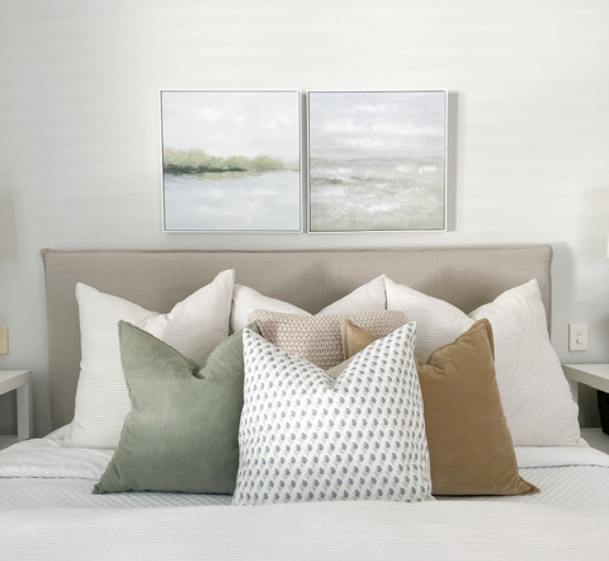 Green Pastures Decorative Canvas In Frame