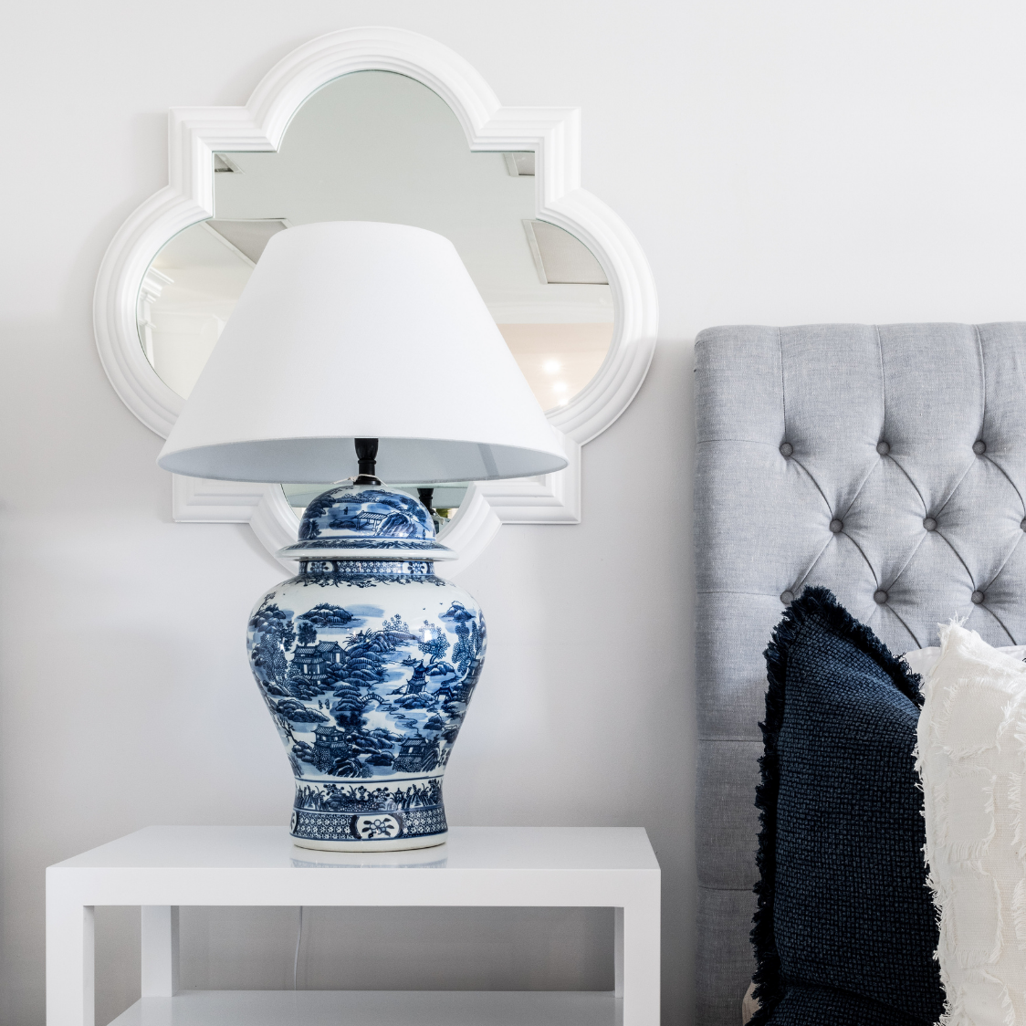 Buy Hamptons Dynasty Ceramic Table Lamp