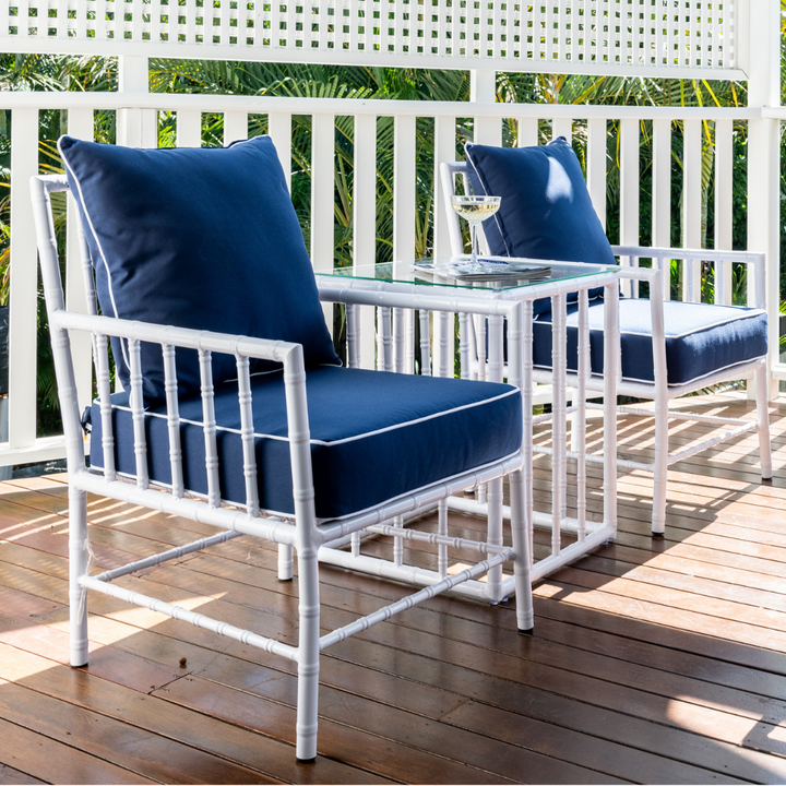 Whitsundays Outdoor Navy Occasional Chair- PREORDER