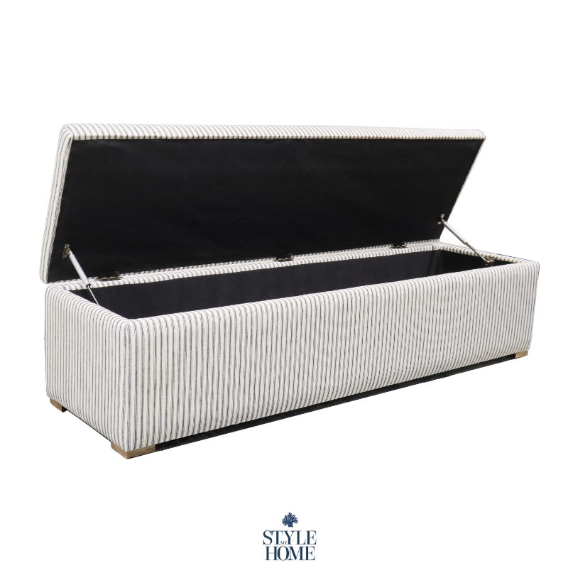 Hamptons storage bed box bench