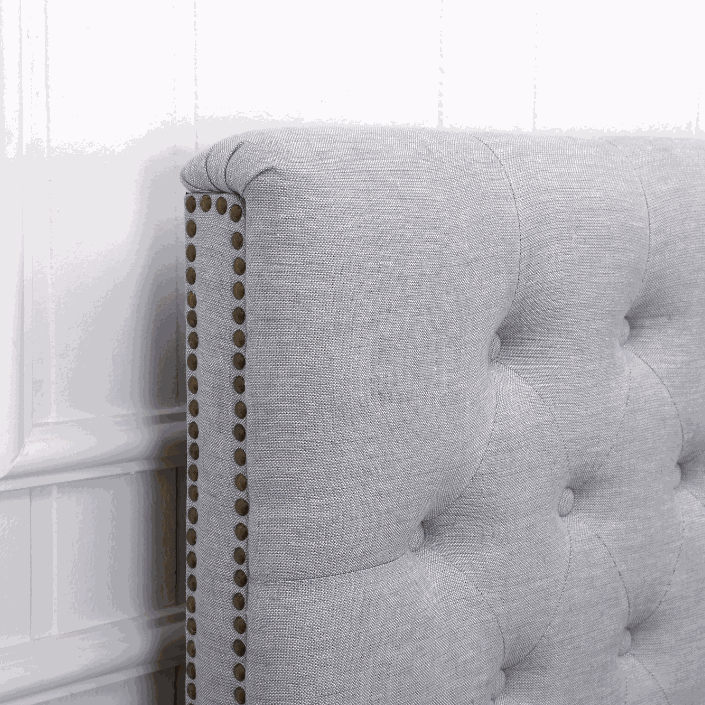 Charlotte Chesterfield Linen Bedhead