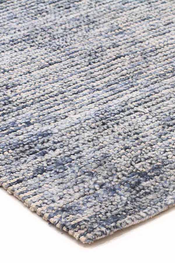 Indigo Cotton Rayon Rectangle Rug