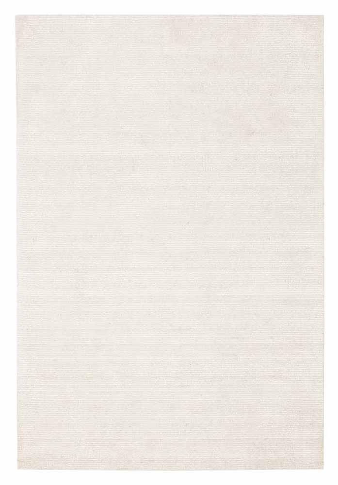 Ivory Cotton Rayon Rectangle Rug