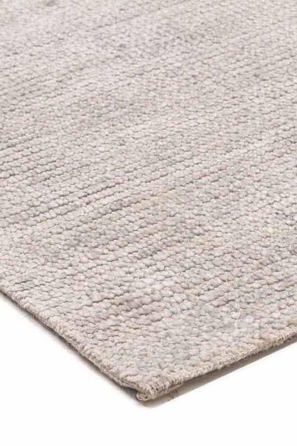 Stone Cotton Rayon Rectangle Rug