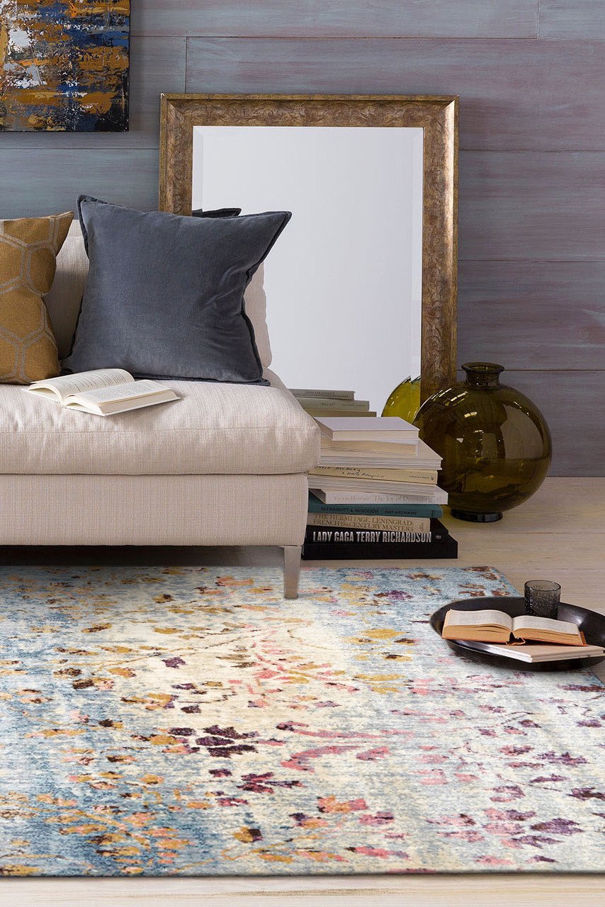 Florence Stunning Designer Rectangle Rug Pastel