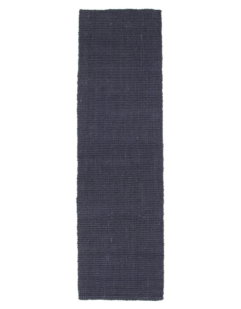 Chunky Natural Fiber Barker Navy Runner