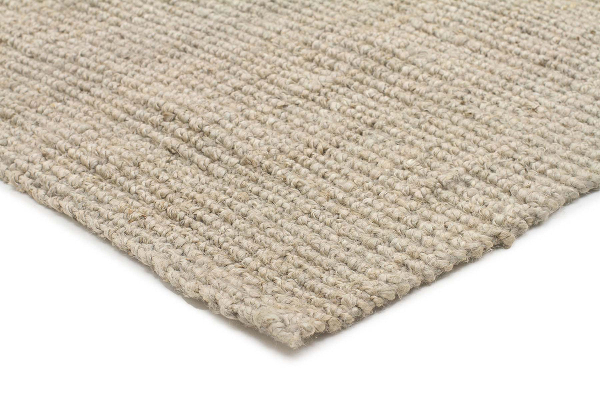 Chunky Natural Fiber Barker Platinum Rug