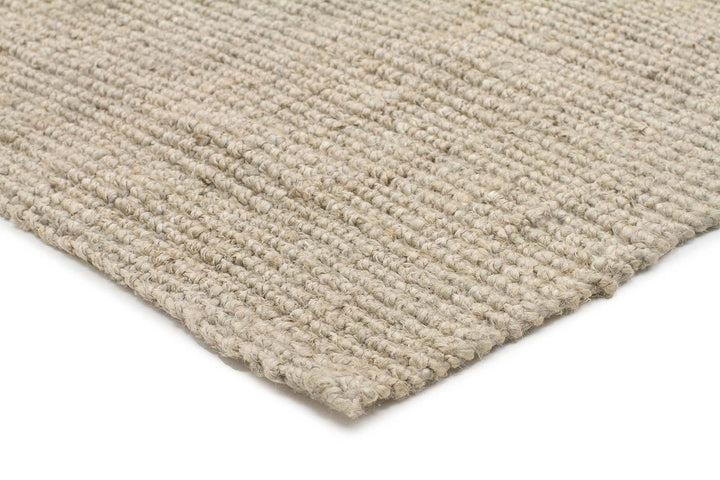 Chunky Natural Fiber Barker Platinum Rug