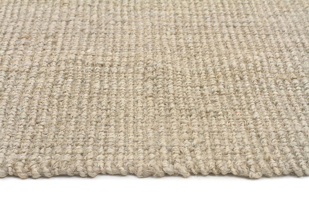 Chunky Natural Fiber Barker Platinum Rug