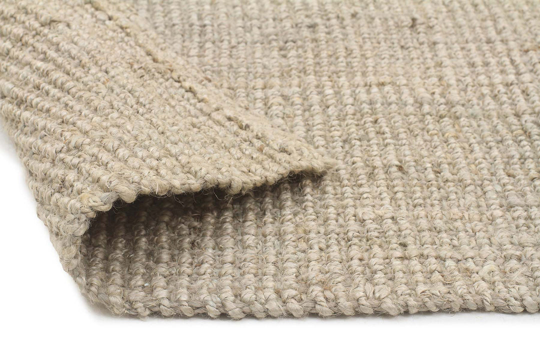 Chunky Natural Fiber Barker Platinum Rug