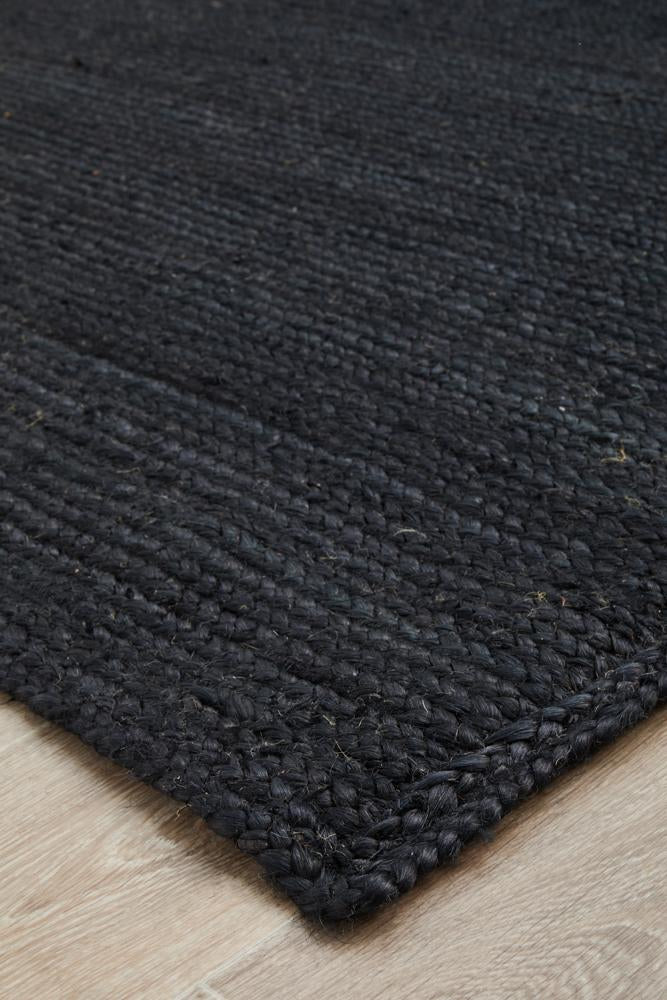 Bondi Black Rectangle Rug