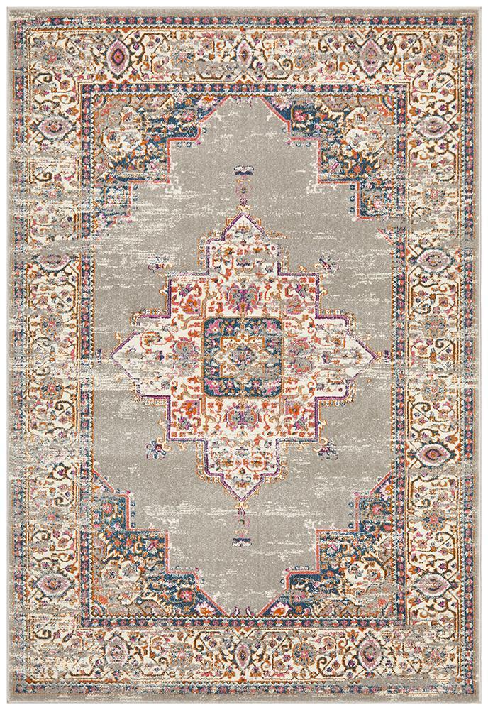Motif Grey Rectangle Rug