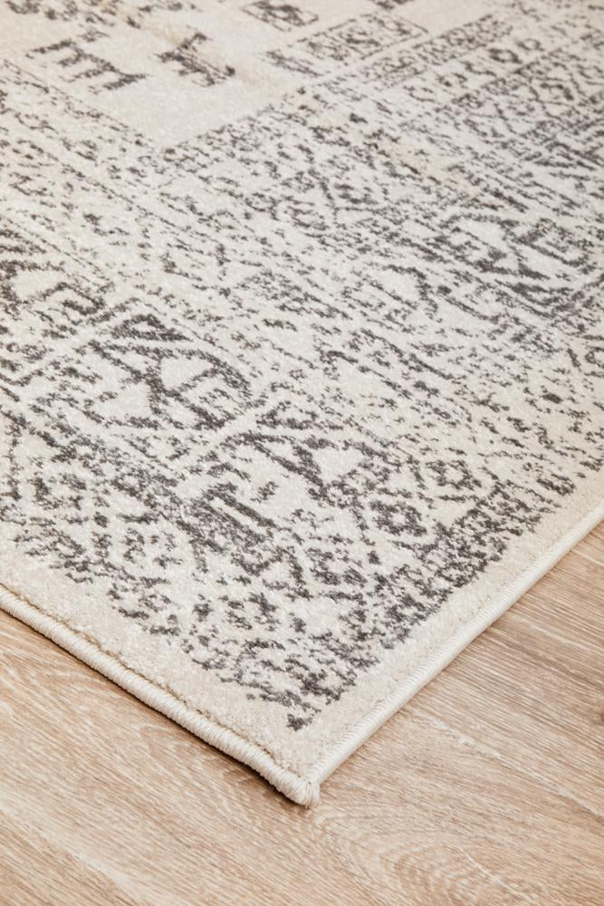 Chrome Addison Silver Rectangle Rug