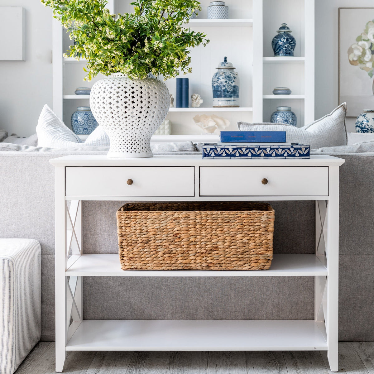 Hampton Console Table Hamptons Consoles – Slimline & Functional – Style My Home