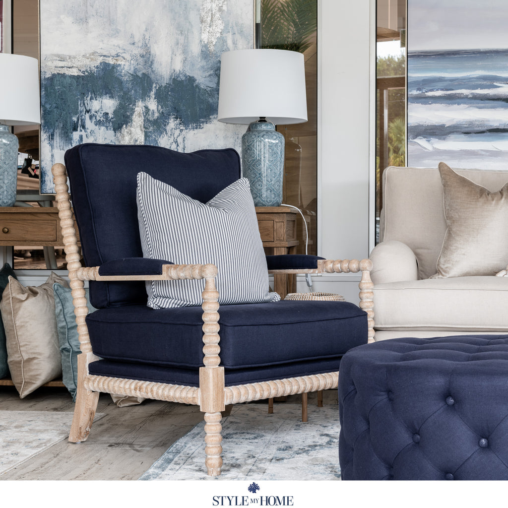Hamptons bobbin armchair