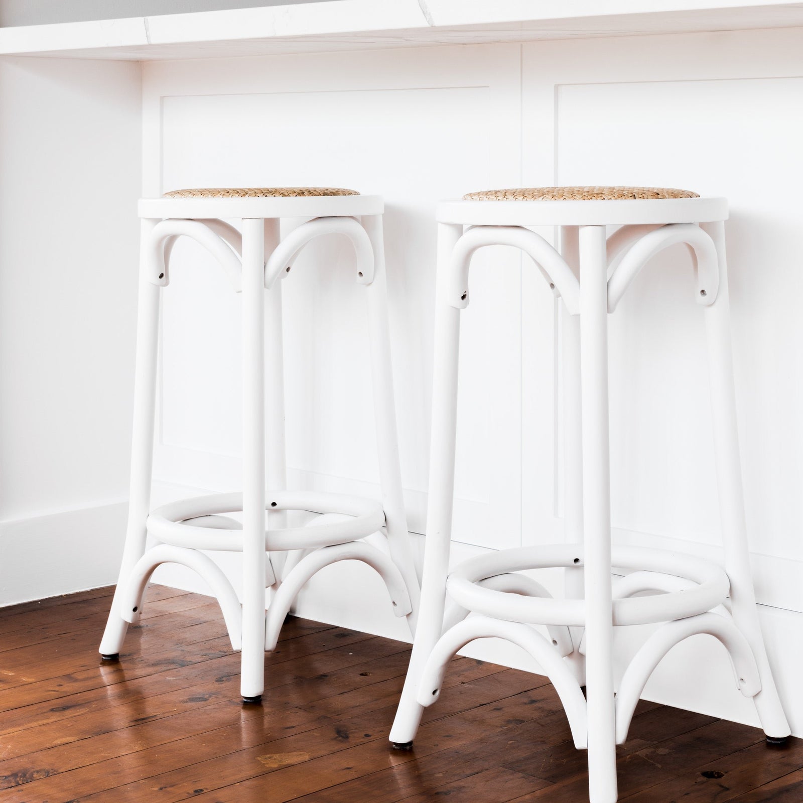 Carter Round Rattan Stool