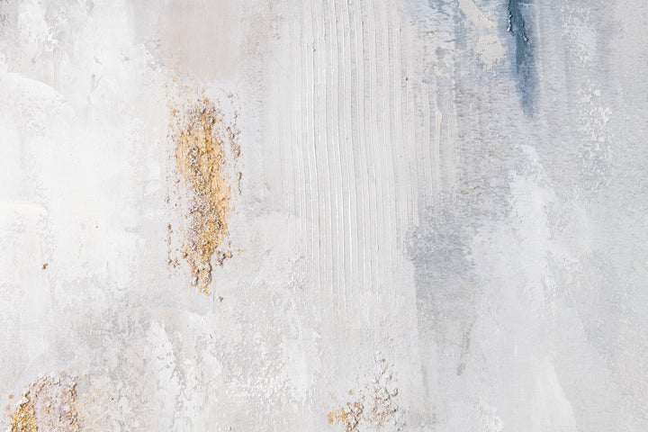 Swirling Gold 3 Canvas In Antique Silver Frame