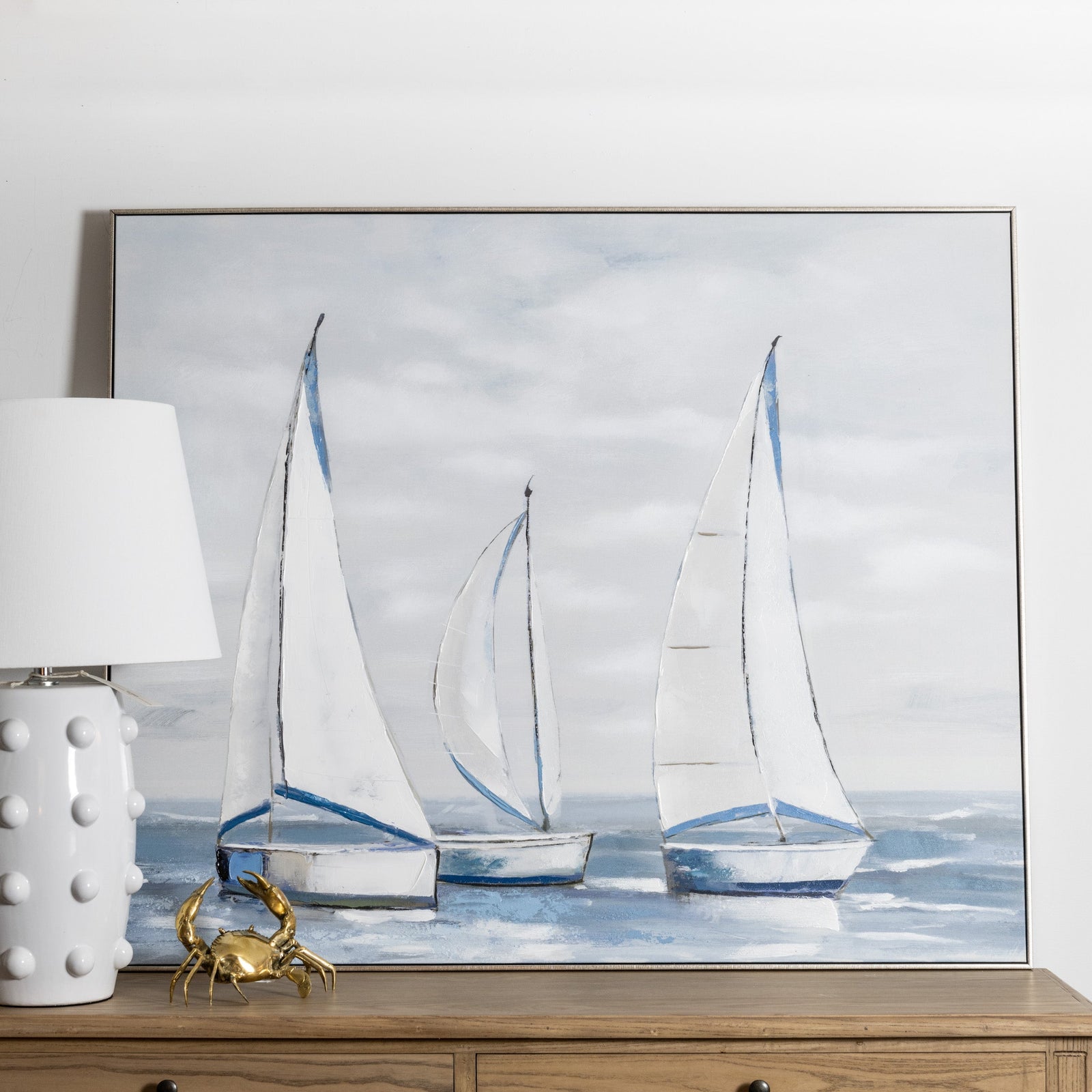 Regatta Canvas In Antique Silver Frame