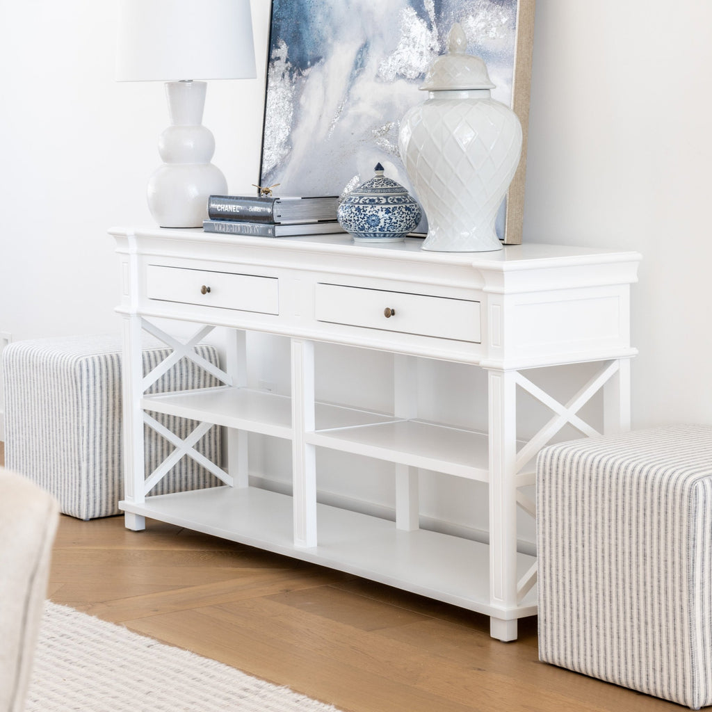 Hampton Console Table Hamptons Consoles - Slimline & Functional Coastal Consoles