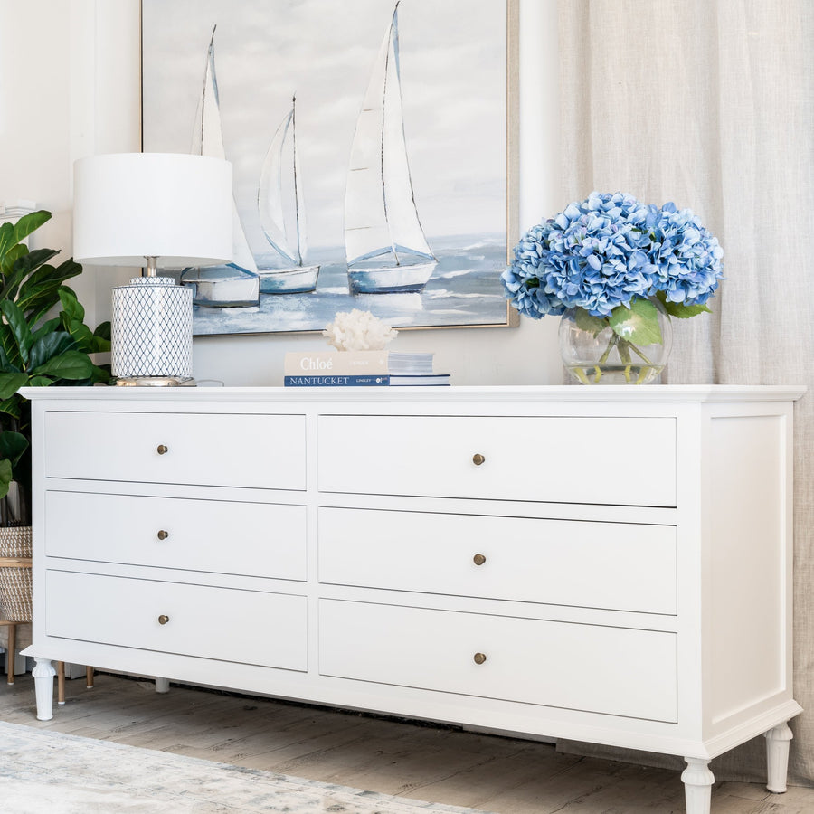Buy Hamptons Sophia Extra Long Chest Of Drawers