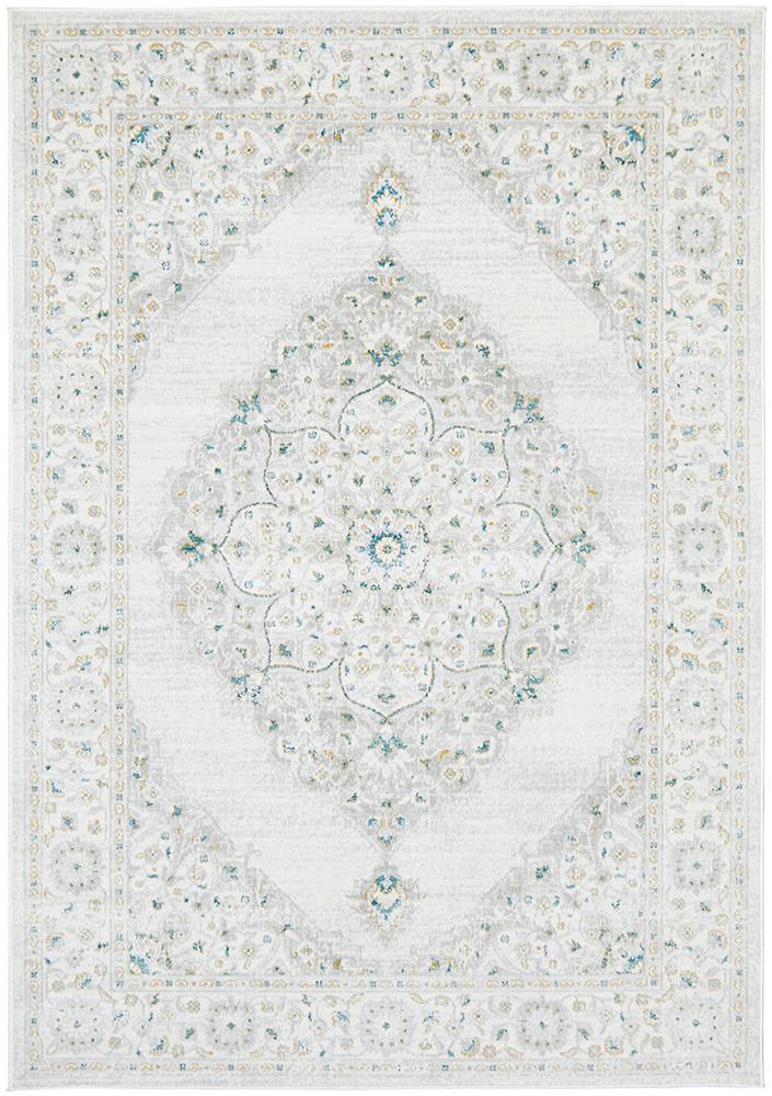 Manhattan Transitional Rectangle Rug Green