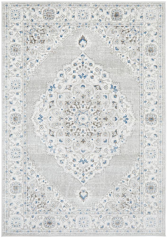 Manhattan Transitional Rectangle Rug Silver – Style My Home
