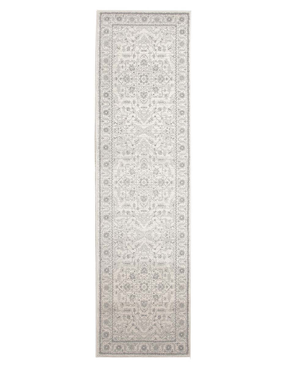 Winter White Transitional Runner Grey