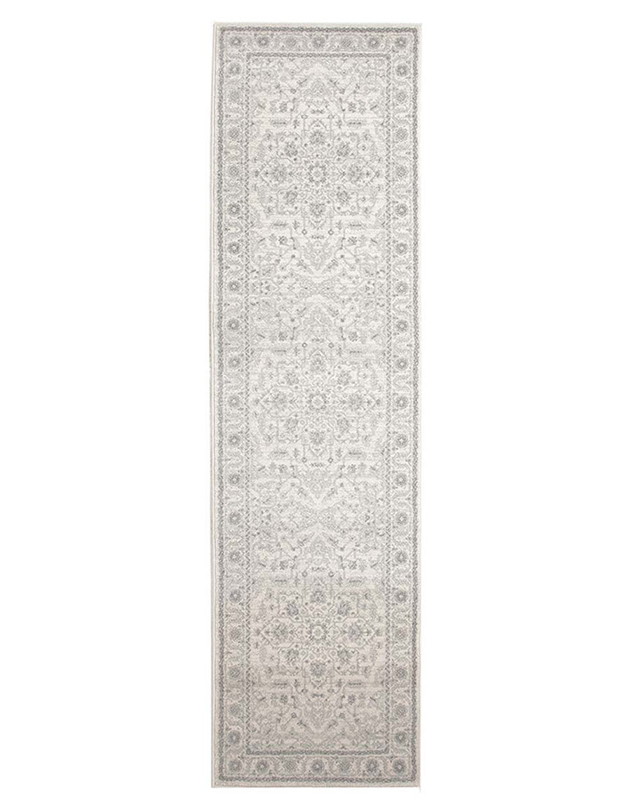 Winter White Transitional Runner Grey