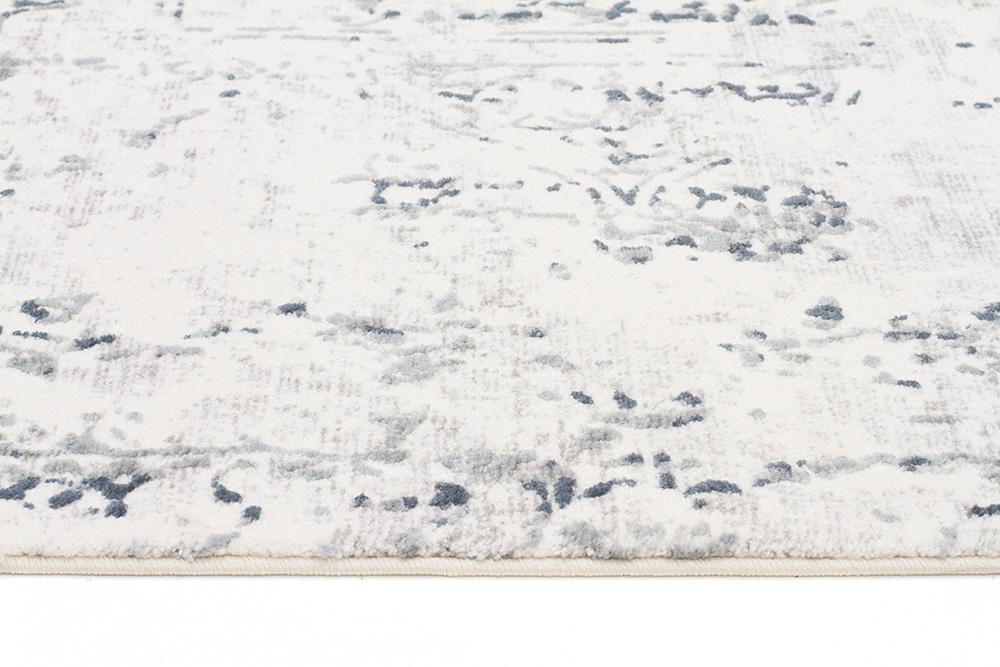 Buy Hamptons Farah Distressed Contemporary Rug White Blue Grey