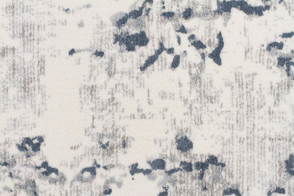 Buy Hamptons Farah Distressed Contemporary Rug White Blue Grey