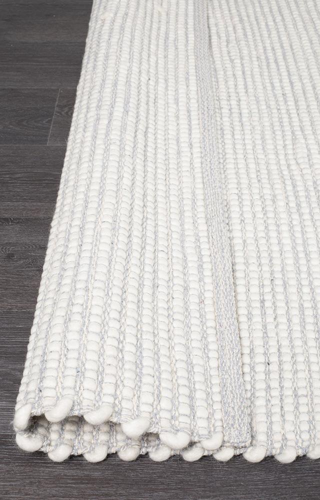 Loft Grey Wool Rectangle Rug