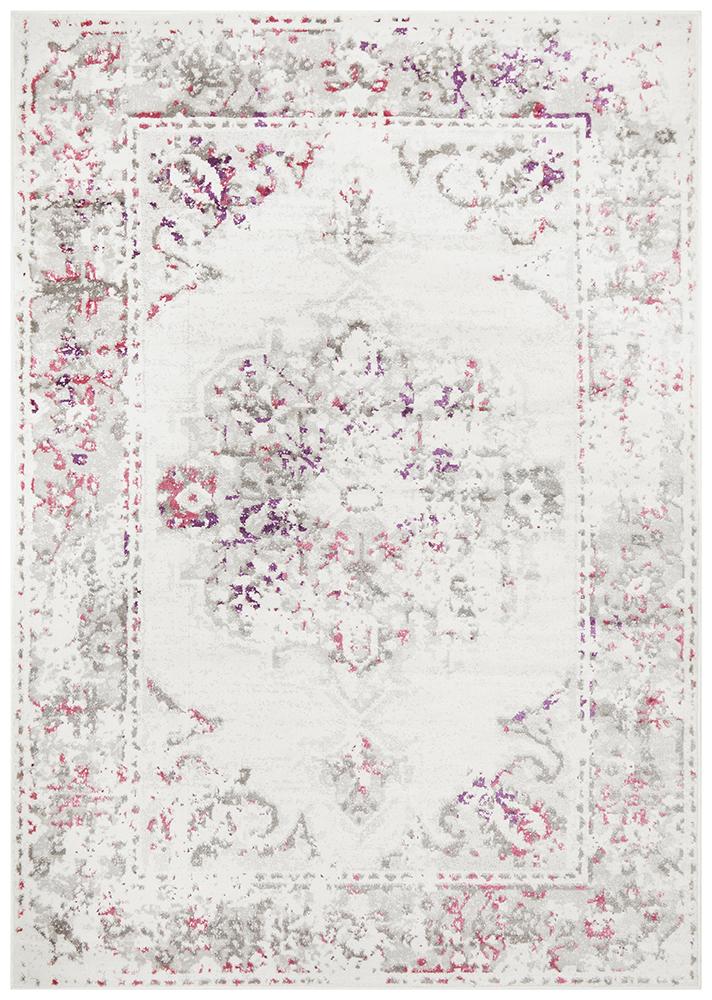 Metro Rectangle Rug Pink