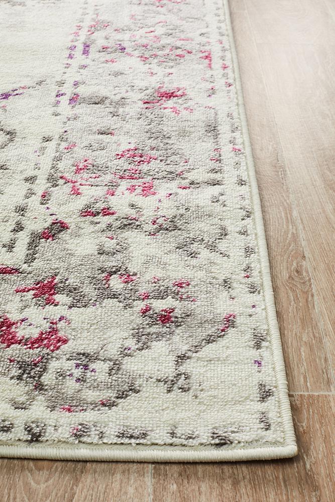 Metro Rectangle Rug Pink