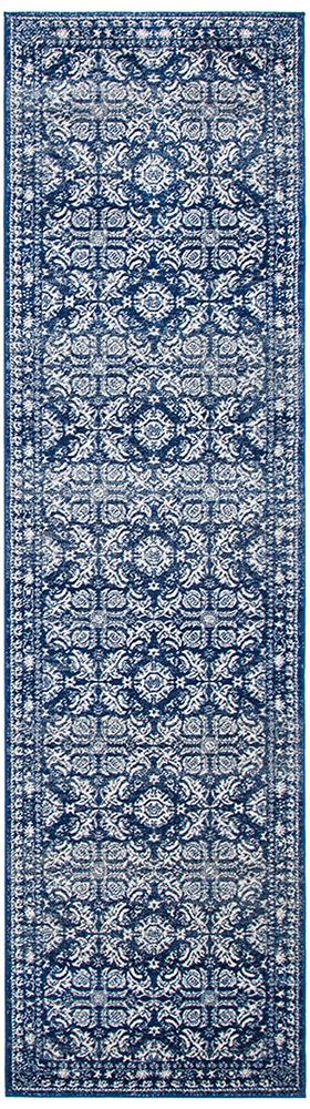 Gwyneth Stunning Transitional Navy Runner