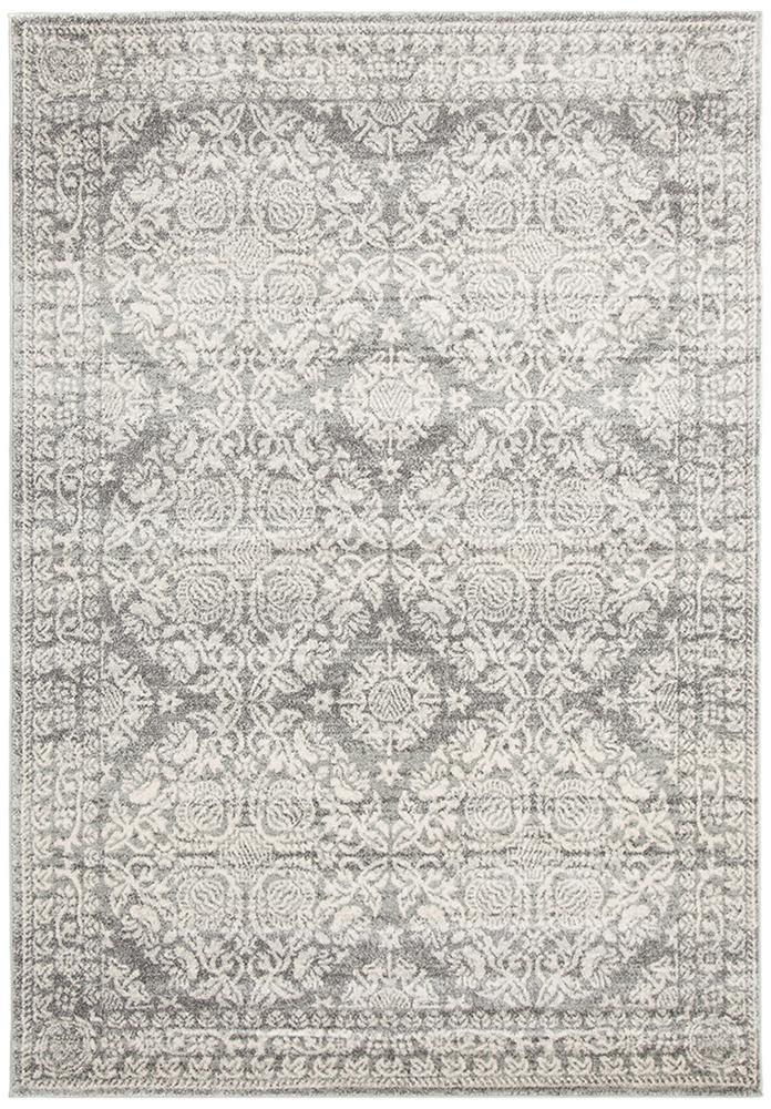 Gwyneth Stunning Transitional Silver Rectangle Rug