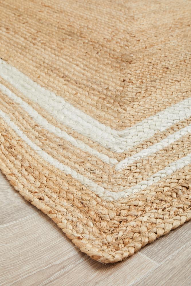 Noosa Natural Border Rug