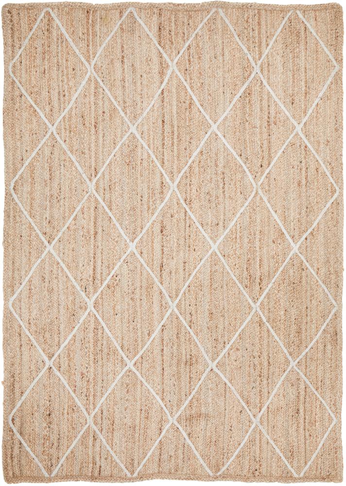 Noosa Natural Diamond Stitch Rug