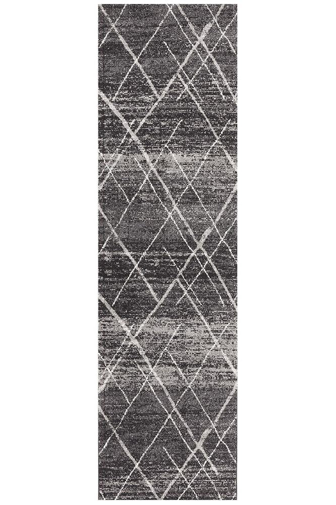 Oasis Noah Charcoal Contemporary Runner