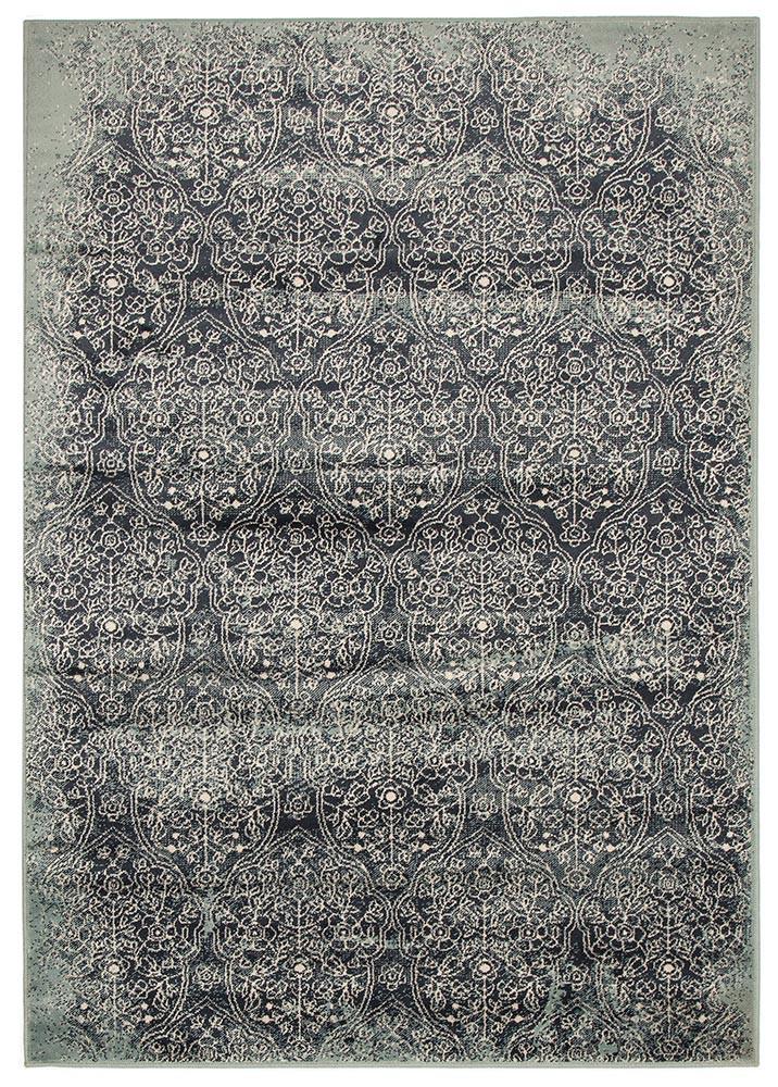 Mayfair Edge Denim Rug