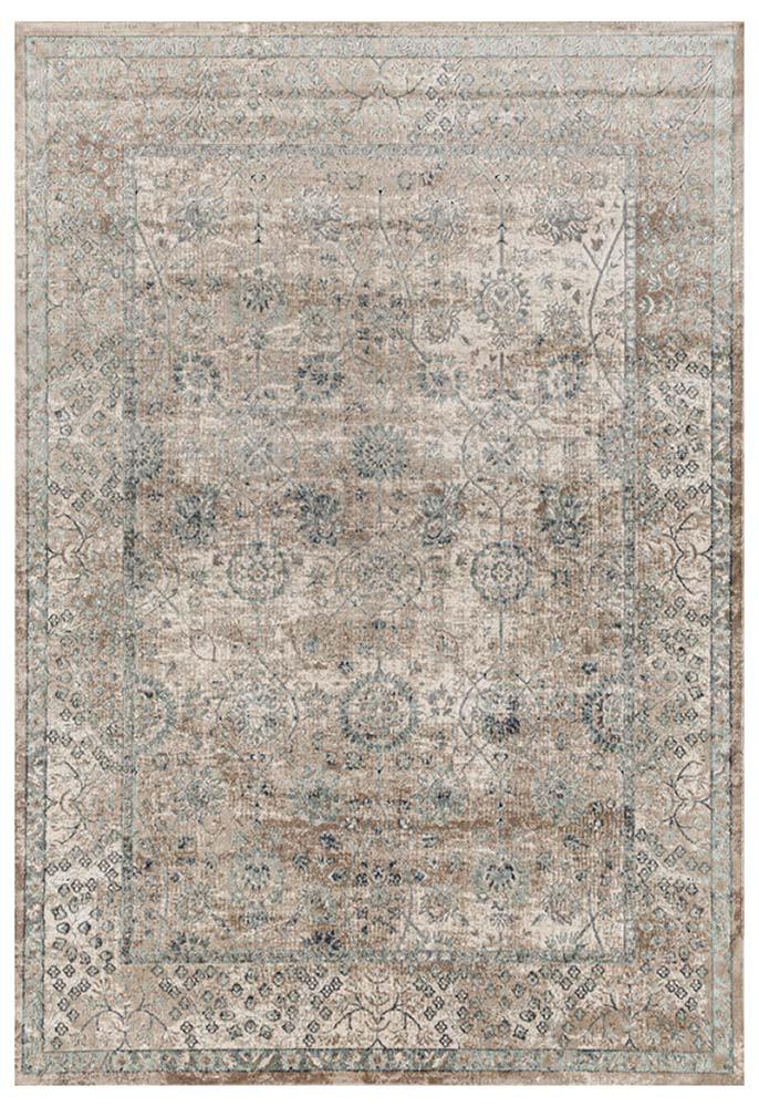 Esquire Vine Traditional Cream Rectangle Rug
