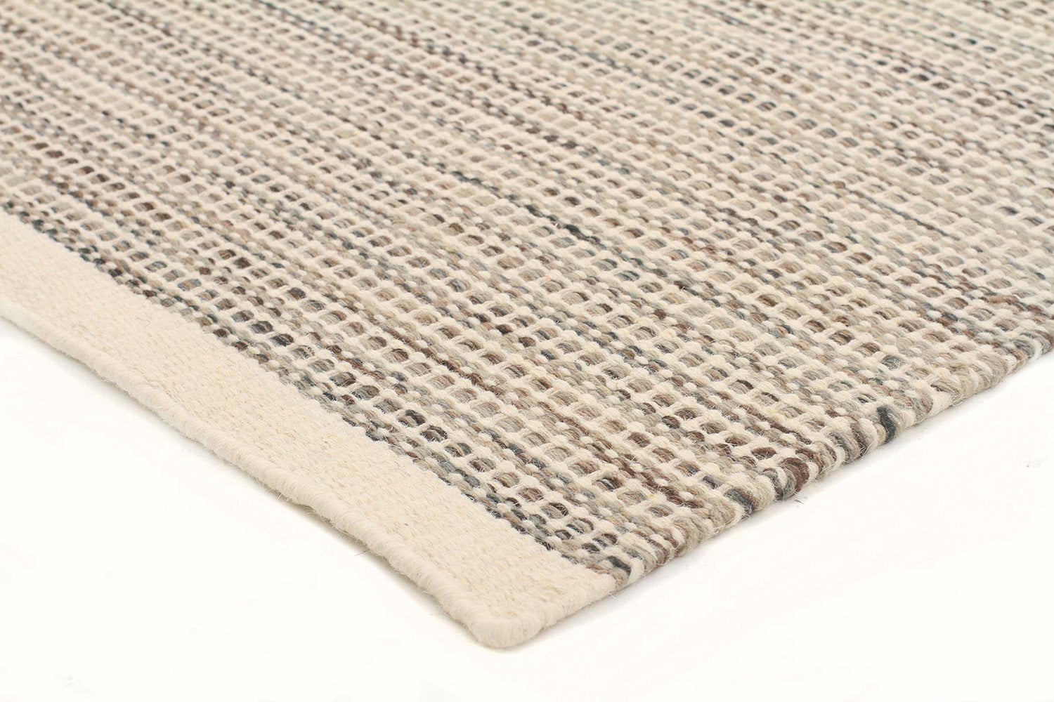 Madras Natural Flat Weave Rug