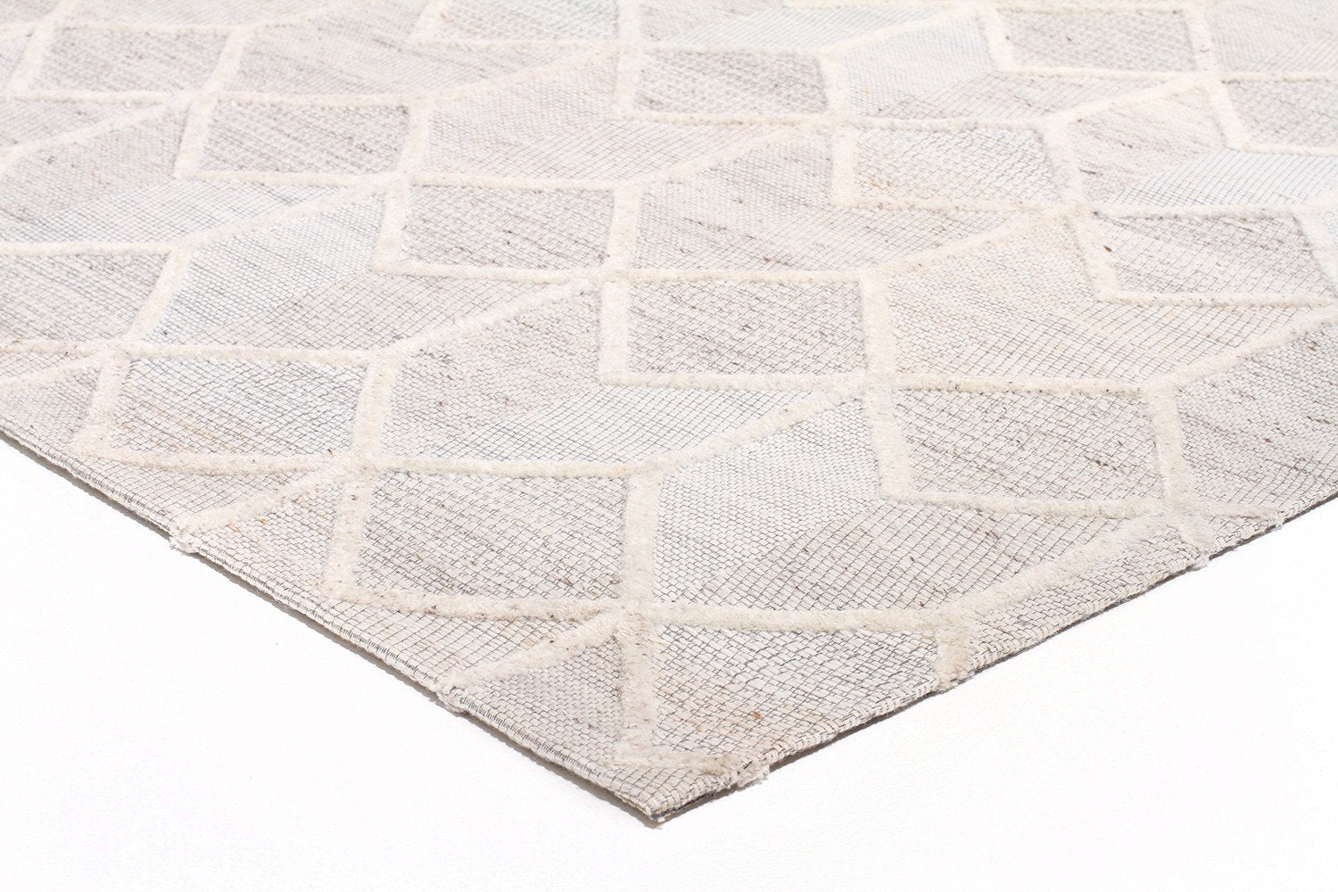 Winter Grey Brush Modern Rectangle Rug