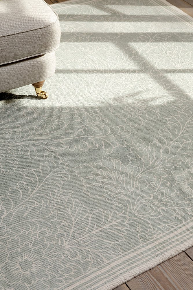 Laura Ashley Silchester Pale Sage Rectangle Rug
